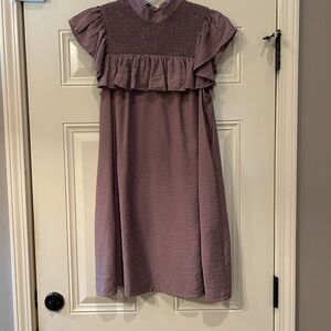 a new day Mauve Ruffle Dress